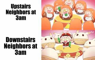 It's fine. I don't need to sleep anyway.