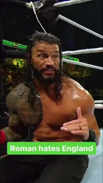 Tribal Chief Roman Reigns reacts to Bairstow's dismissal