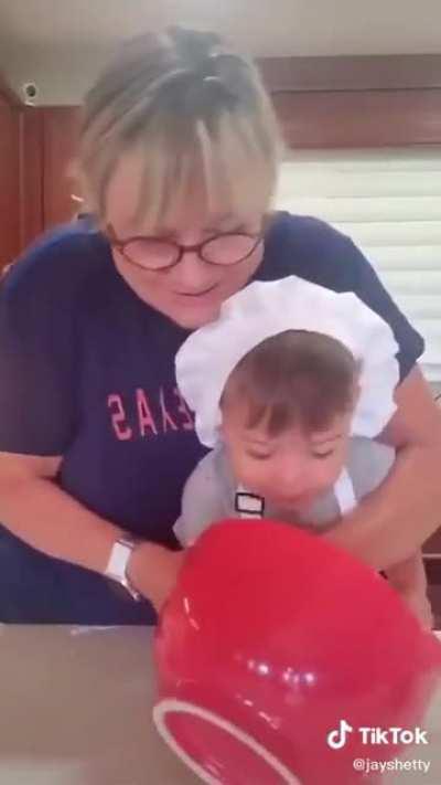 WCGW cooking with a kid