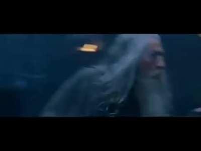 Saruman bullying Gandalf.