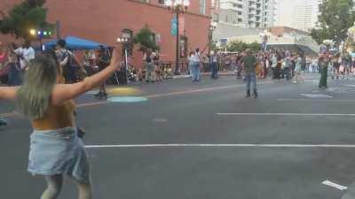 HMC as I attend this '70s roller disco