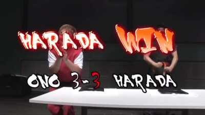 Harada Vs Ono, round 1.