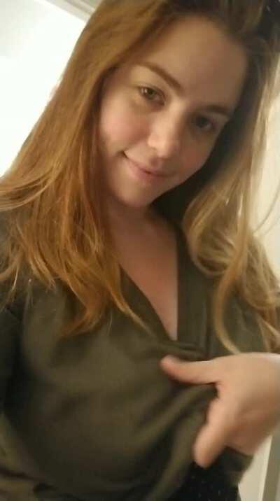 Dropping my big milkjugs for you.