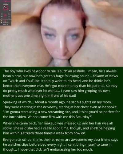 Mom's starring in my neighbor's stream