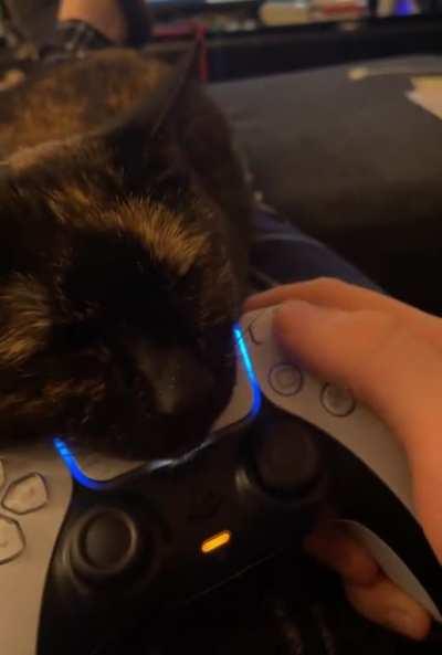 Got a new attachment for my controller, can't use some of the buttons but the third joystick is pretty nice