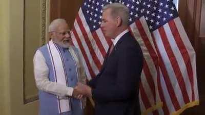 Modiji speaking the language of Gods