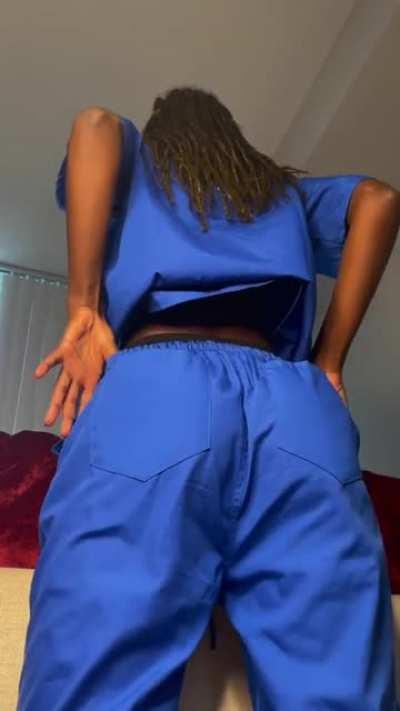 Hi, I’ll be your nurse today. Please get naked, I’m here to collect a sperm sample!