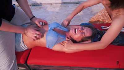 intense gang tickling lydia