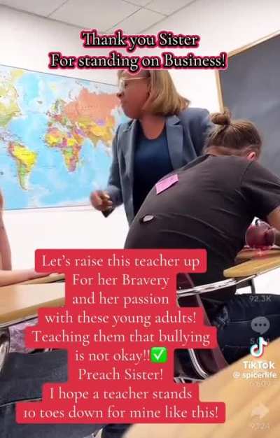 Anti-bullying teacher