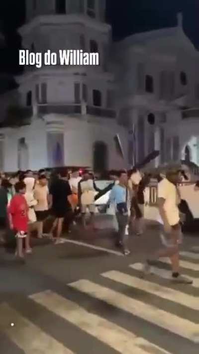 Bro had to break character.