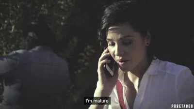 Cadey calls Mom to report on her first day babysitting