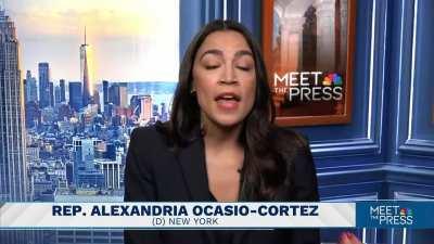 Ocasio-Cortez: “I think what we are seeing ... is that young people are appalled at the violence and the indiscriminate loss of life.”