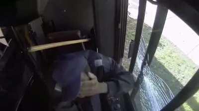 Bus crashed into Johnson Hall at Marquette University