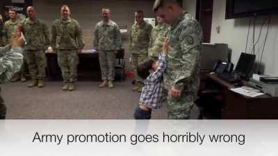 Army promotion fail