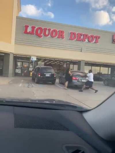 Every store is a drive through if you’re determined enough.