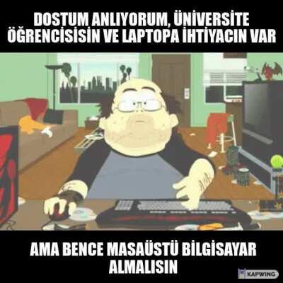 Kardeşim ben senin iyiliğini düşünüyorum