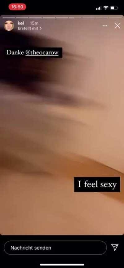 Kelly twerkt, zumindest ein wenig