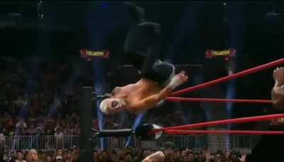 Darby Allin falls but with cartoon sounds