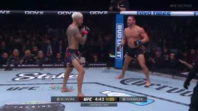 Montage of Chandler's dirty fighting against Olivera in UFC 309 with bonus clips