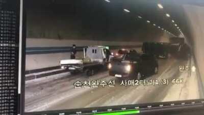 HTDYL in a snowy tunnel