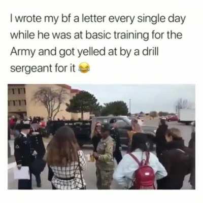 Drill Sergeant meets the girlfriend