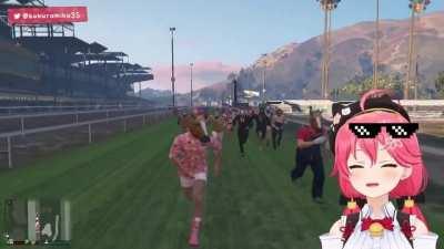 Miko Brings Uma Musume into GTA