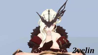 La Signora titty fuck (2velin) [Genshin Impact]