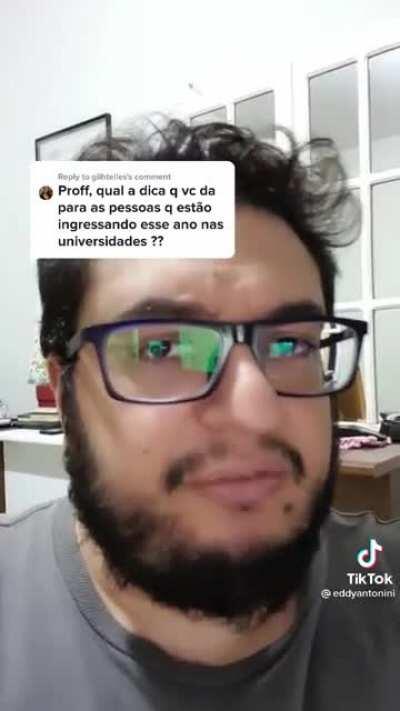 Professor Dá Dica Pros Calouros