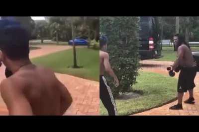 Side by side 🤓 (sorry it isn't timed right)