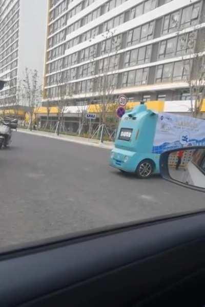 This Chinese self-driving car thing.