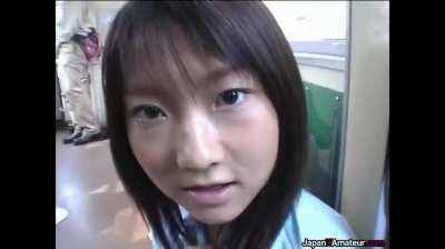 Japanese Girl Sucking Dick And Getting Fucked On A Train