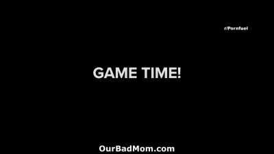 Having a Threesome with His Step mom and His Girlfriend!