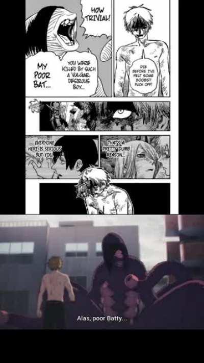 Denji vs Leech Devil FULL FIGHT (Manga vs Anime comparison)