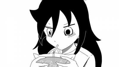 Mokocchi drinking cola