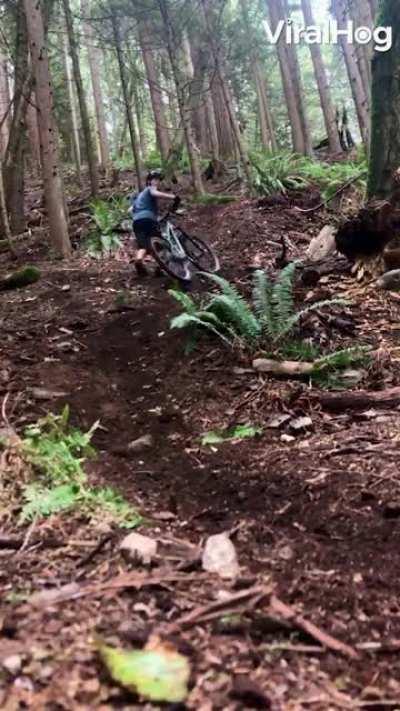 HMRB while I mountain bike down this- 