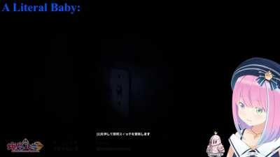 SubaMio vs Luna Reaction to Hangman Jumpscare