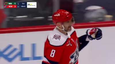Alex Ovechkin gets his first goal of the young season. Just 2 shy of 900 for his career