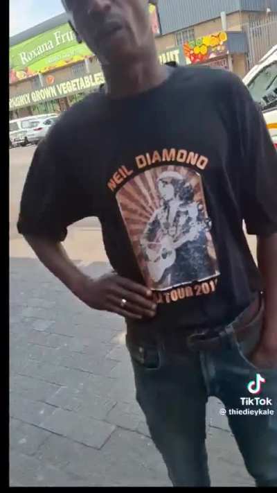 Woman in South Africa confronts a man who’d been following her for 15 minutes