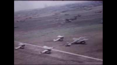 WW2 USAF Strafing Runs on Japan following the Tokyo Firebombing