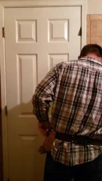 Very simple method to fix a door that is offset.