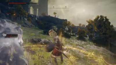 Bug while healing with the shield