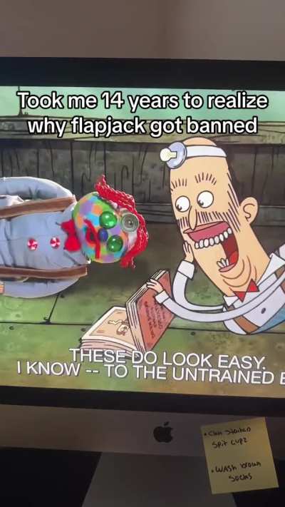 Took me 14 years to realize why flapjack got banned