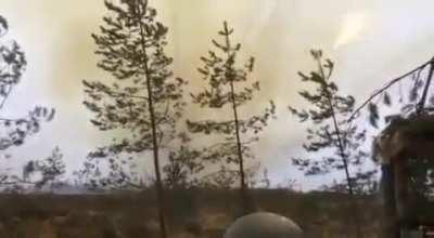 A shitload of missiles being fired😳😮