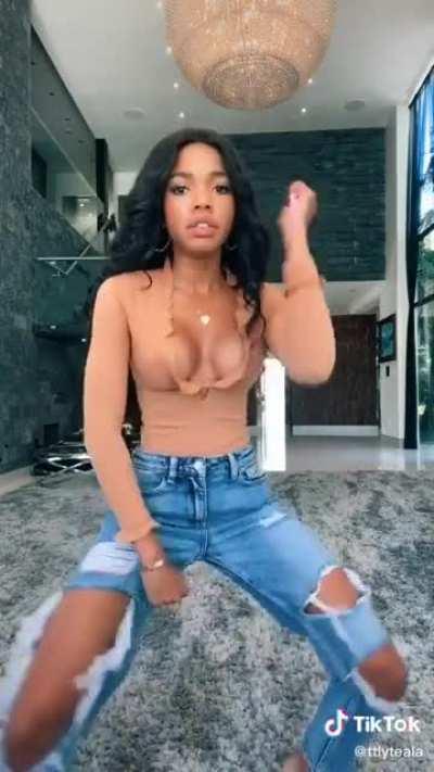 Stupid voice + dancing = funny