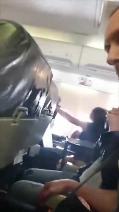 “yeah uhh we’re just gonna have a little bit of turbulence here…”