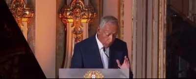 Depois do Costa, o invejoso do Marcelo a discursar em bom Português do Brasil