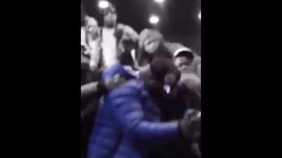 When the squad kills the guy that knocked you, then revive you with CPR