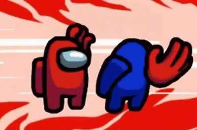 Blue getting neck snapped over and over again