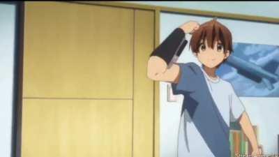 I think Yuuta forgot to turn on the safety...