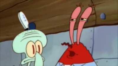 Mr Krabs smells a smelly smell meme :)